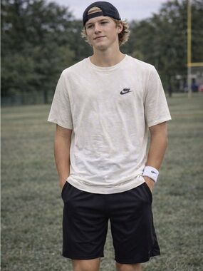 Nike Tan Tiedye Tshirt (large) basic Nike tee